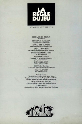 La Règle du jeu N° 2