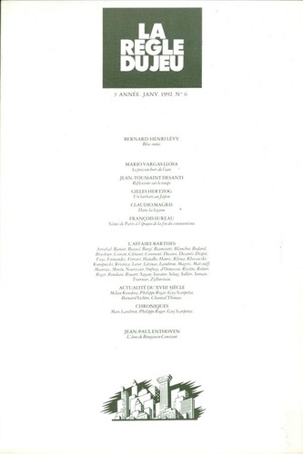 La Règle du jeu N° 6