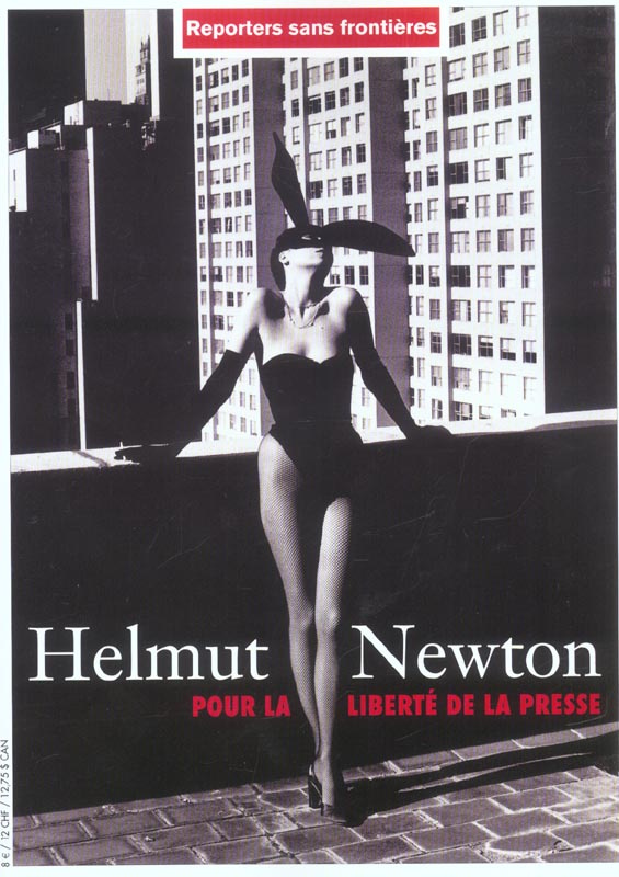Helmut Newton pour la liberté de la presse