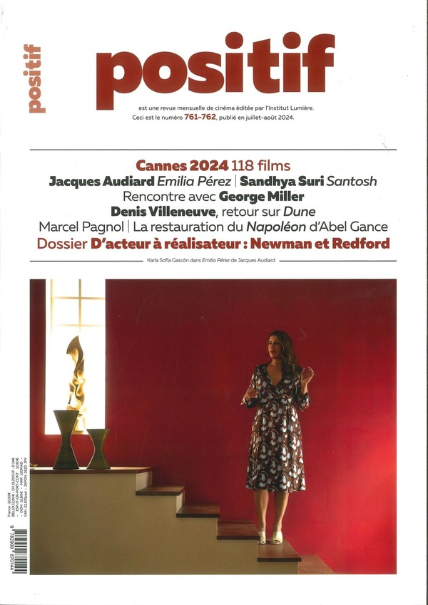 Positif N° 761-762, juillet-août 2024 : D'acteur à réalisateur