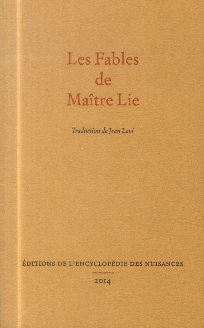 Les Fables de Maître Lie