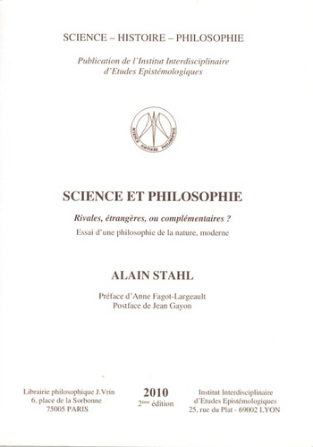 SCIENCE ET PHILOSOPHIE