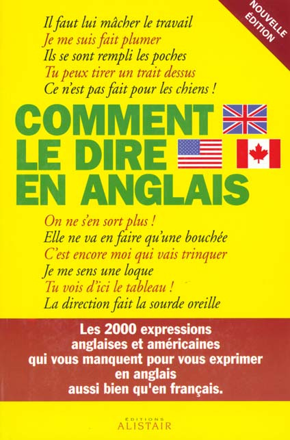 Comment le dire en anglais