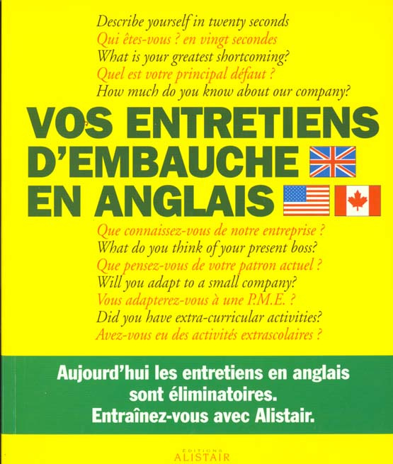 Vos entretiens d'embauche en Anglais