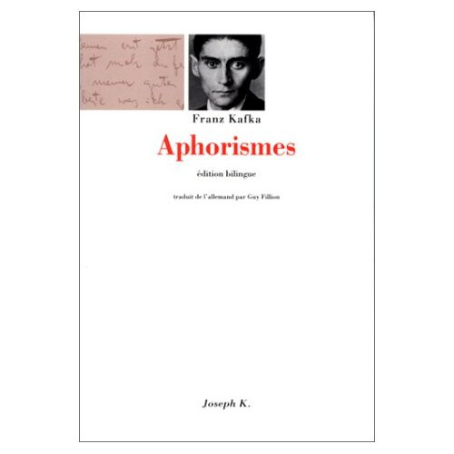 Aphorismes. Éd. bilingue