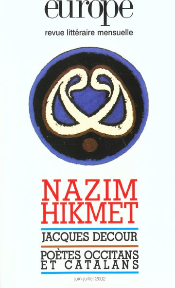 EUROPE NAZIM HIKMET 878-879 JUIN JUILLET 2002