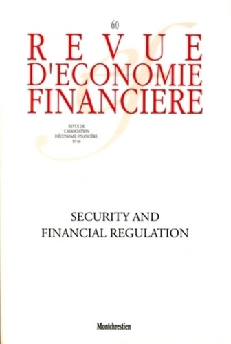 Security and financial regulation. N° 60