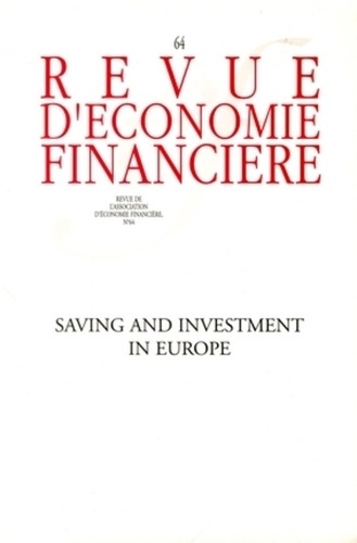 Saving and investment in Europe. N° 64