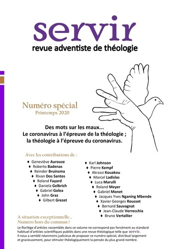 Servir - Revue adventiste de théologie N° 6, printemps 2020