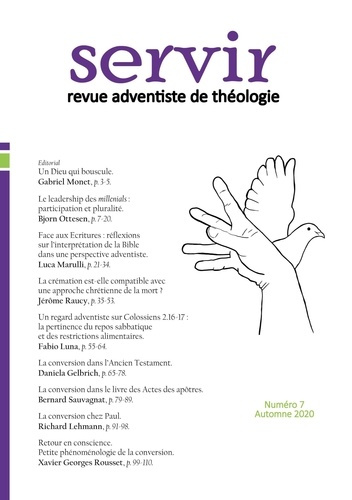 Servir - Revue adventiste de théologie N° 7, automne 2020