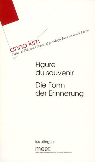 Figure du souvenir. Edition bilingue français-allemand