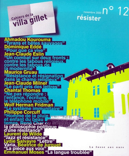 VILLA GILLET 12 - RESISTER
