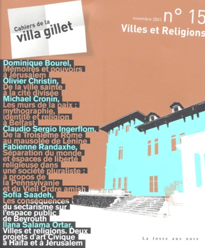 VILLA GILLET 15 - VILLES ET RELIGIONS