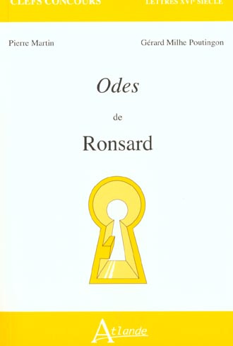 Odes de Ronsard. Les quatre premiers et le cinquième livre des odes (1550-1552)