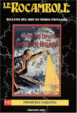 Le Rocambole N° 22 Printemps 2003 : Premières enquêtes