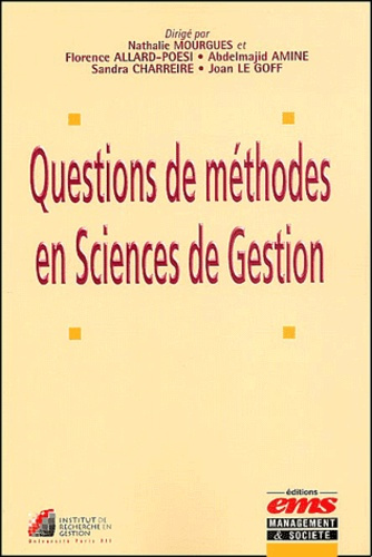Questions de méthodes en sciences de gestion