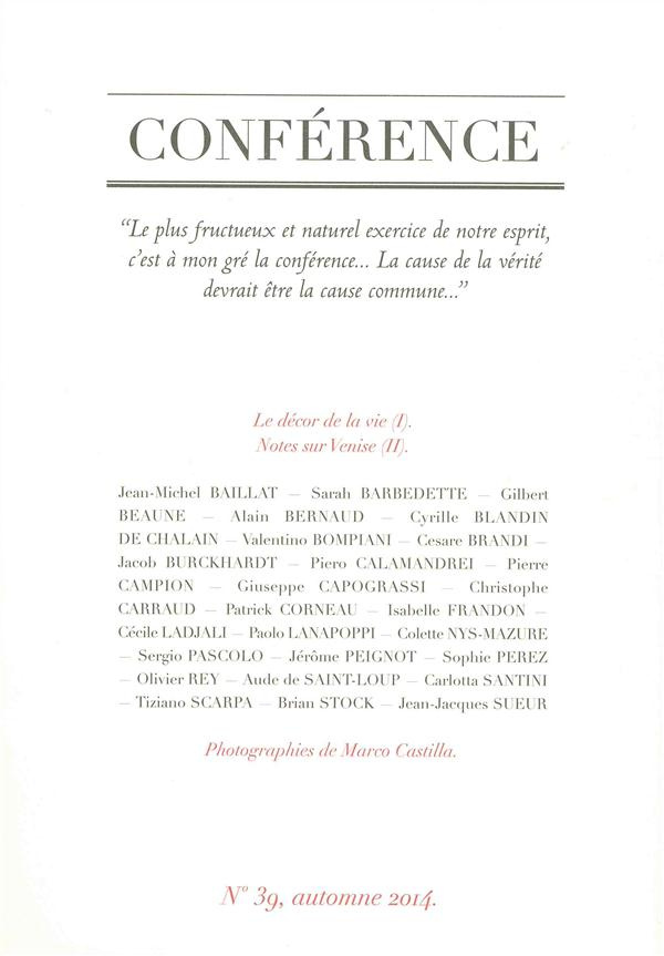 Conférence N°39