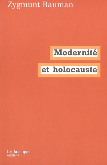 Modernité et holocauste