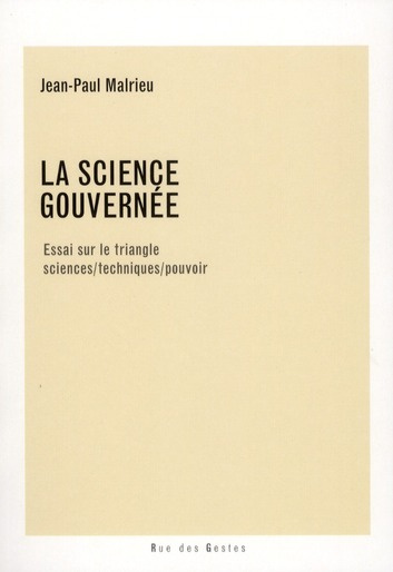 LA SCIENCE GOUVERNEE
