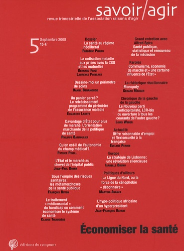 Savoir/Agir N° 5, Septembre 2008
