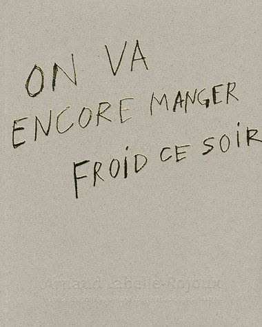 On va encore manger froid ce soir