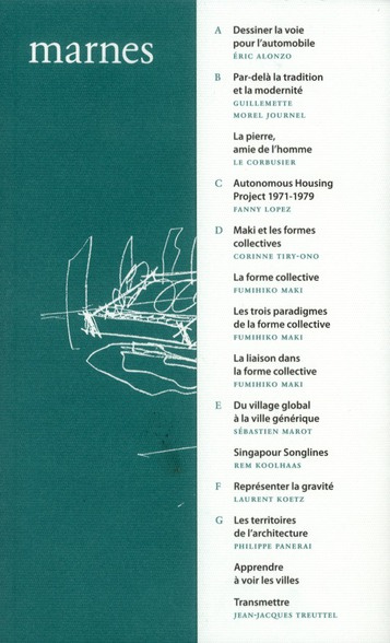 Marnes, documents d'architecture. Volume 2