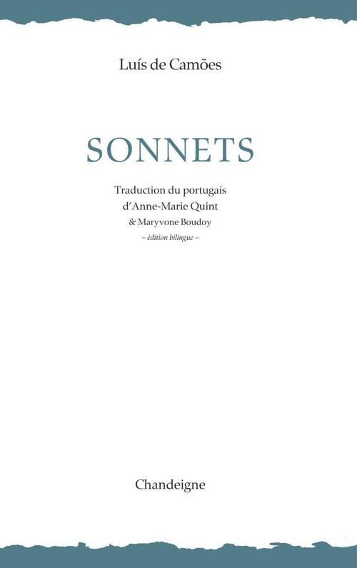 Sonnets. Edition bilingue français-portugais