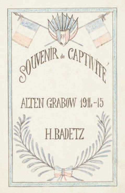 Souvenir de captivité. Alten Grabow, 1914-15