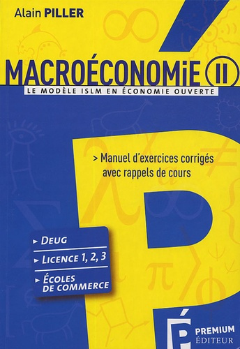 Macroéconomie. Tome 2, Le modèle ISLM en économie ouverte
