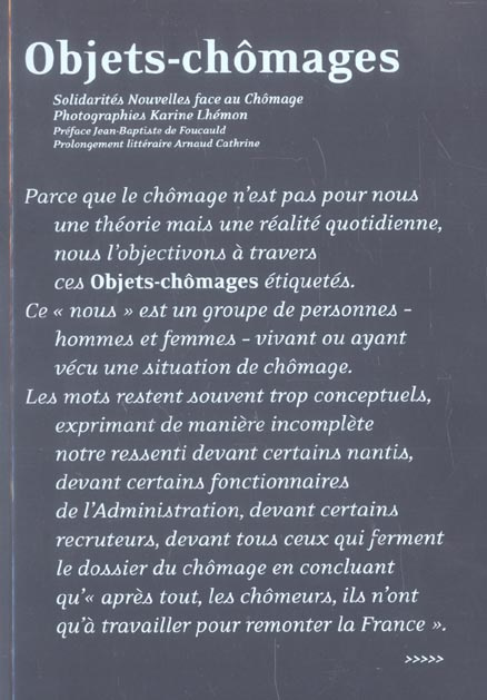 OBJETS-CHOMAGES