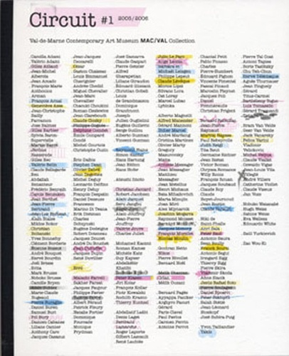 Circuit N° 1, 2005/2006 : Val-de-Marne Contemporary Art Museum. Edition en anglais