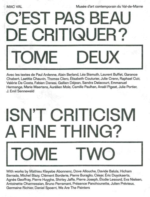 C'est pas beau de critiquer ? Tome 2, Edition bilingue français-anglais