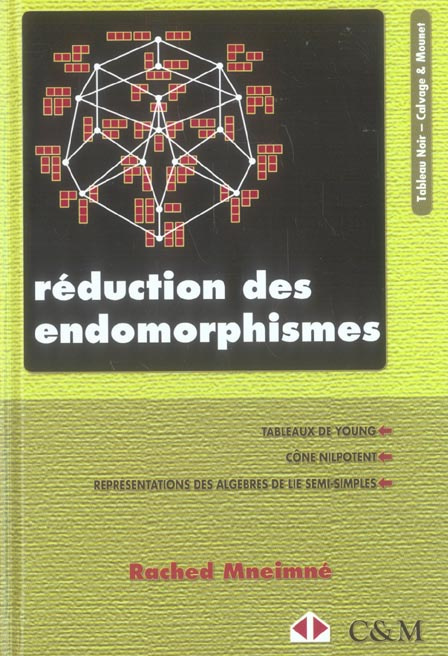 Réduction des endomorphismes. Tableaux de Young, Cône nilpotent, Représentations des algèbres de Lie