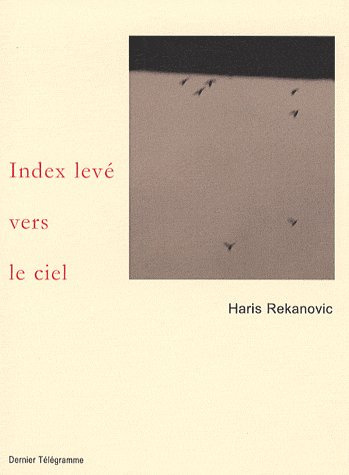 Index levé vers le ciel