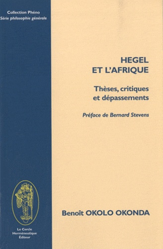 HEGEL ET L AFRIQUE