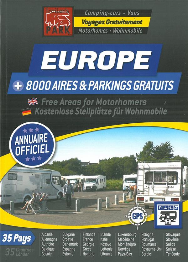 Guide europe aires camping cars gratuites