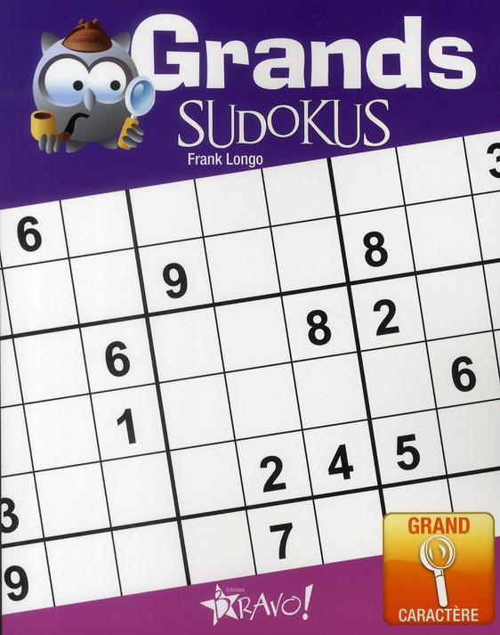 Grands sudokus [EDITION EN GROS CARACTERES
