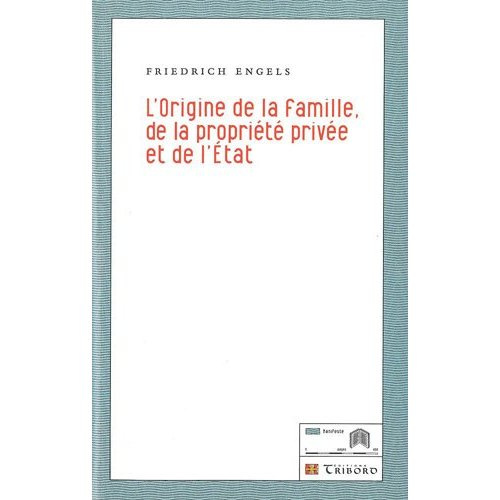 L'origine de la famille, de la propriété privée et de l'Etat