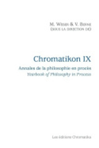 Chromatikon 9. Annales de la philosophie en procès