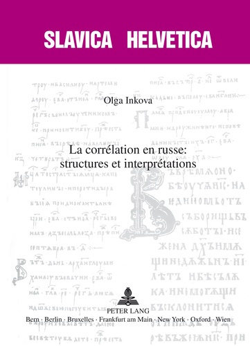 La corrélation en russe. Structures et interprétations