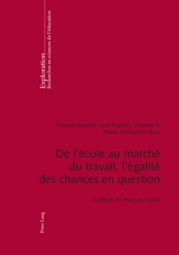De l'école au marché du travail, l'égalité des chances en question