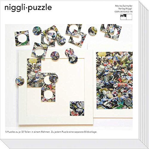 Niggli-puzzle. Coffret 5 puzzles de 16 pièces chacun. Allemand/Anglais