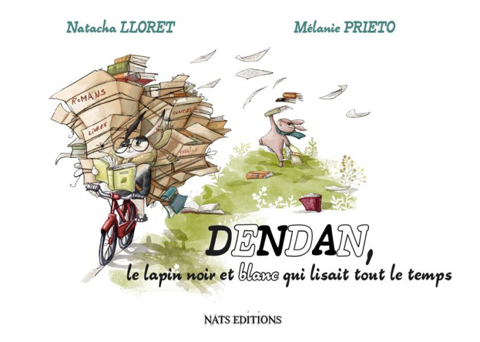 DENDAN, LE LAPIN NOIR ET BLANC QUI LISAIT TOUT LE TEMPS