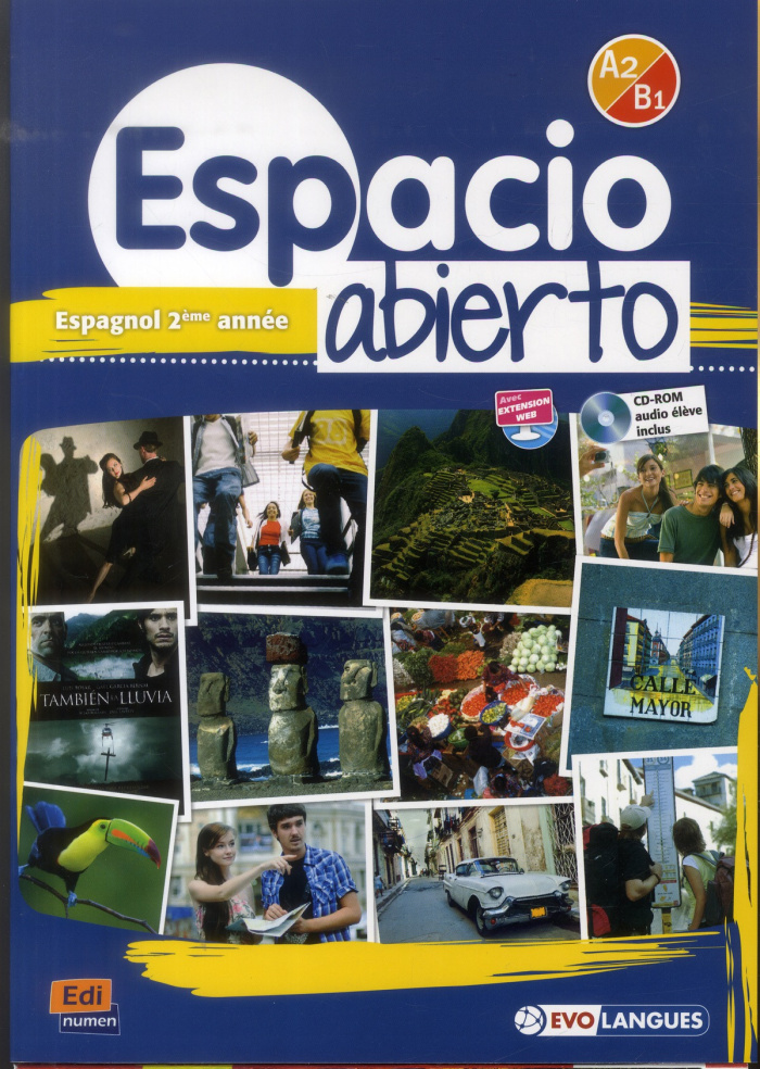 ESPACIO ABIERTO-2E ANNEE -A2/B1 - CD-ROM AUDIO ELEVE