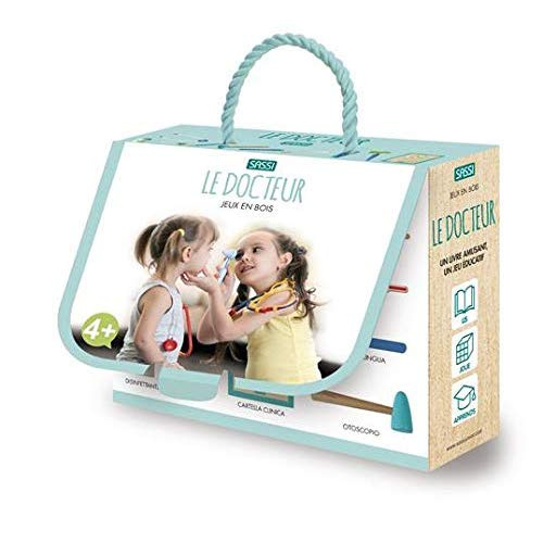 Jouets en bois. Le docteur