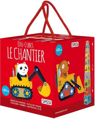 Le chantier. 10 édu-cubes   un mini "Atlas" de 10 pages