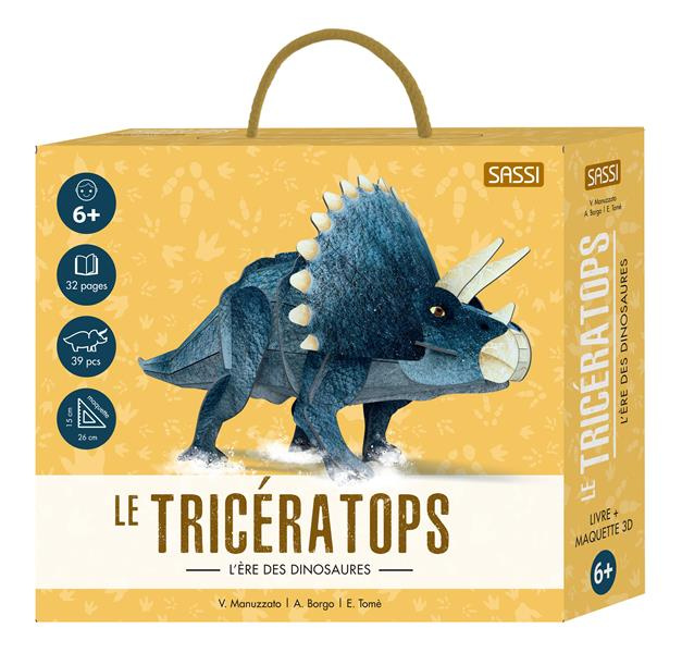 Le tricératops. L'ère des dinosaures