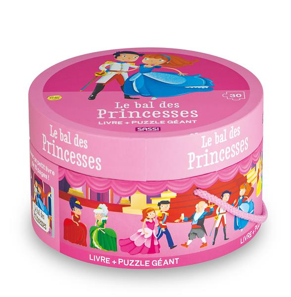 Le bal des princesses. Avec un livre, un puzzle géant et un poster