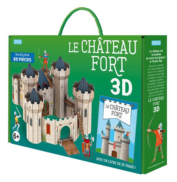 Le château fort 3D. Avec un livre de 32 pages