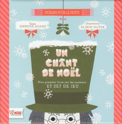 Coffret un chant de Noël. Contient : 1 livre et 7 planches en carton de formes à découper